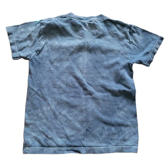 Vintage Big Cats White Tiger Blue & White Bleached Youth Tee, Size Small - Picture 5 of 6